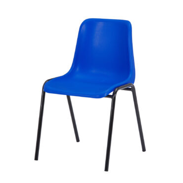 Blue Plastic Stacking Chair