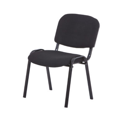 Conference Stacking Chair Black
