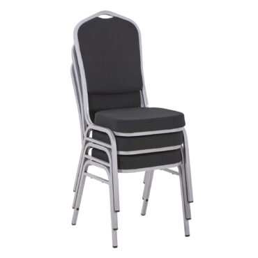 Black Emperor Stacking Chairs