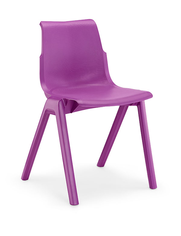 ErgoStak Chair - Purple Size 14 Plus Years