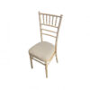 Chiavari Chair with Light Grey Seat Pad