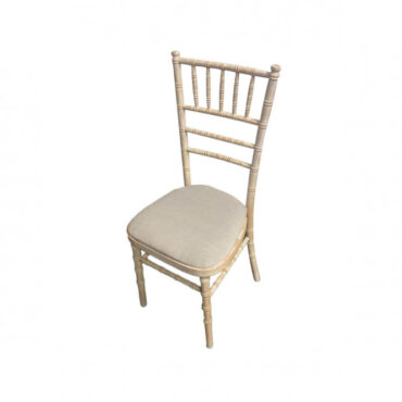 Chiavari Chair with Light Grey Seat Pad