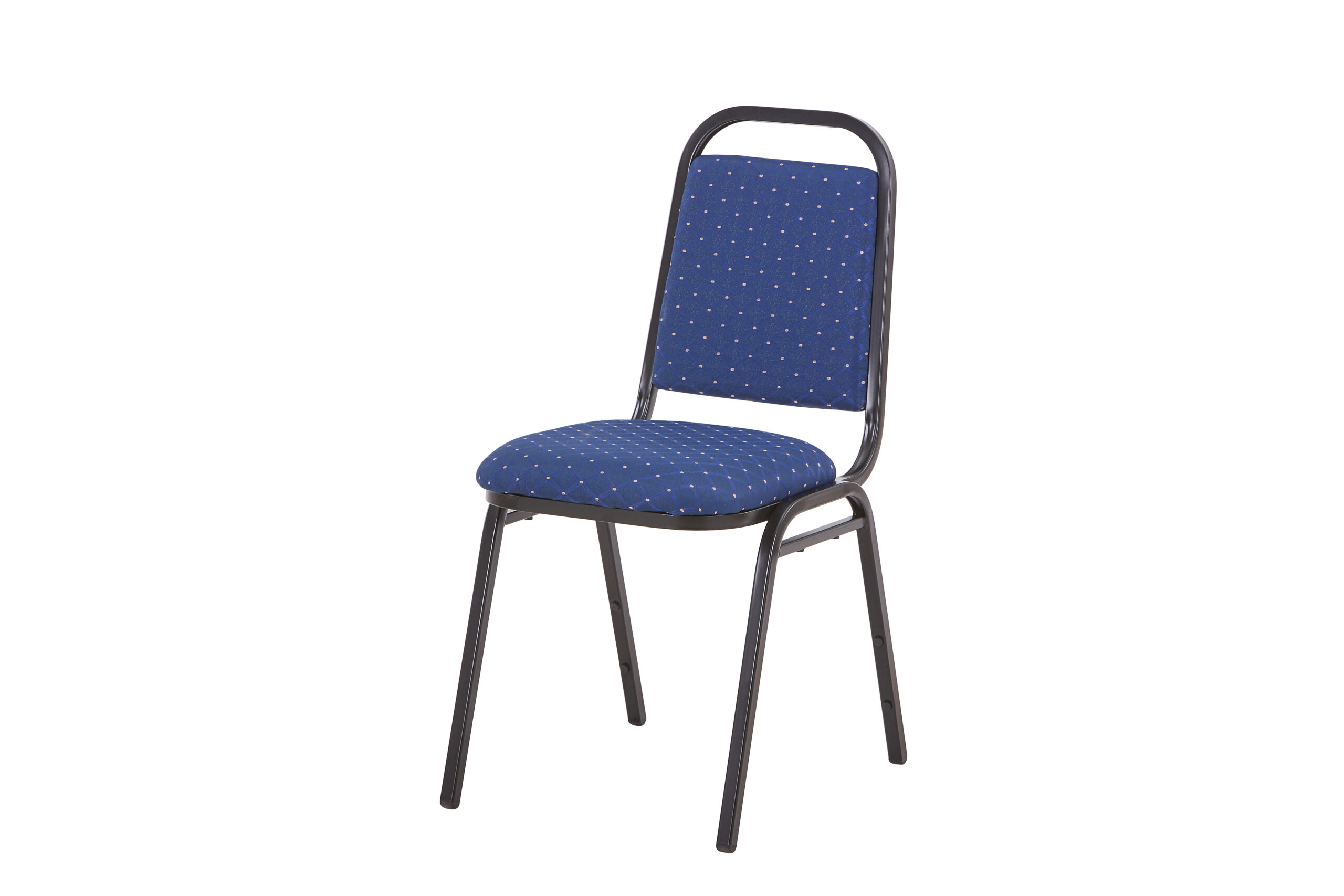 Loughborough Stacking Chair Blue and Black