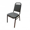 Loughborough Stacking Chair Grey Black