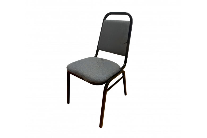 Loughborough Stacking Chair Grey Black