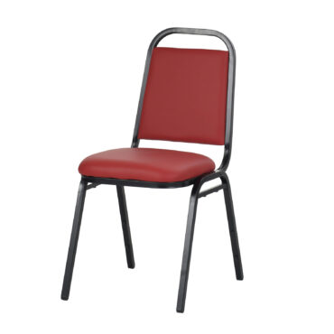 Loughborough Stacking Chair Red Vinyl