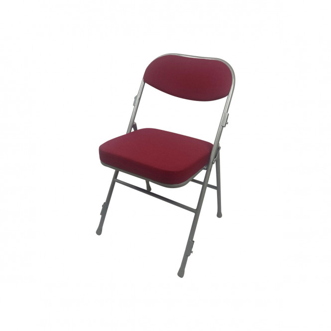 Padded Folding Chair Red
