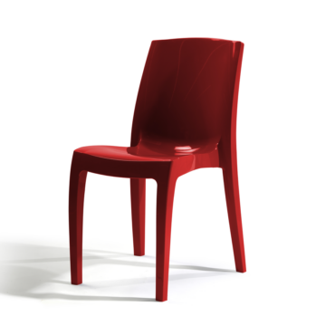 Spectre Stacking Chair Red